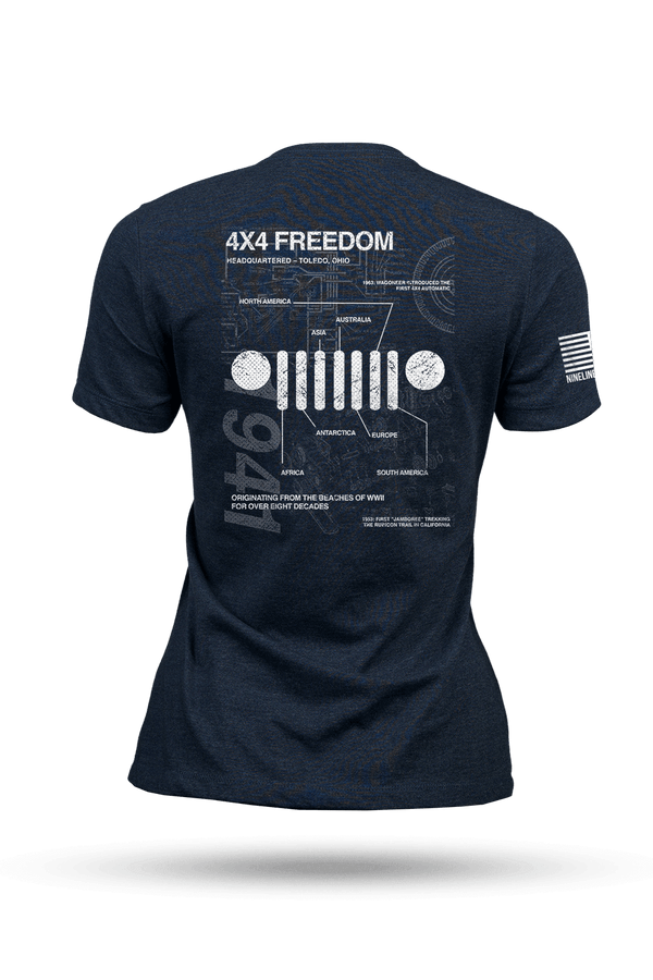 4X4 Freedom - Women's T-Shirt - Image 5