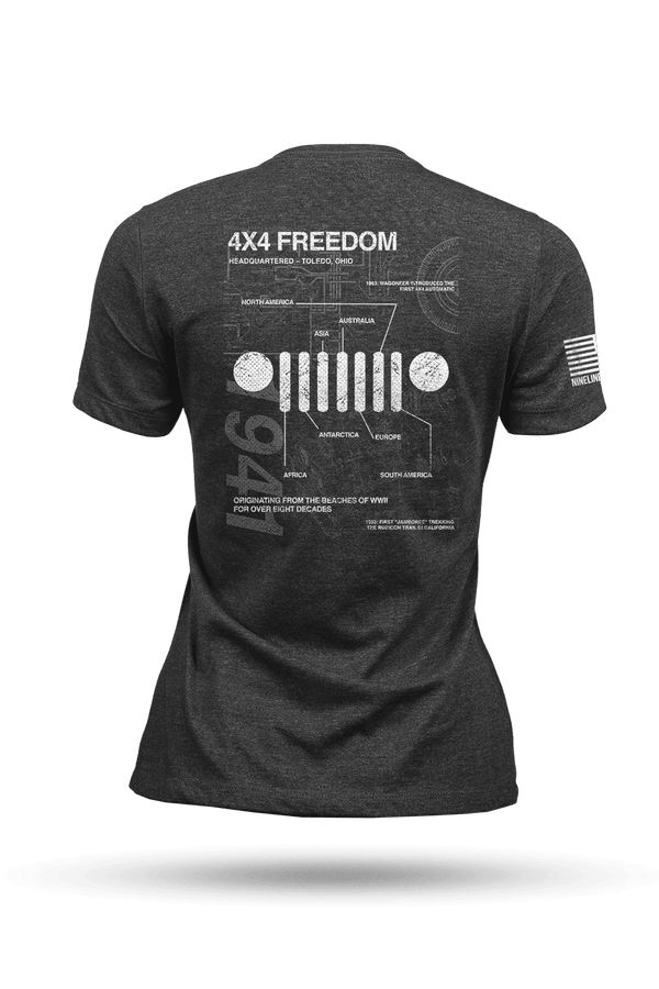 4X4 Freedom - Women's T-Shirt - Image 3