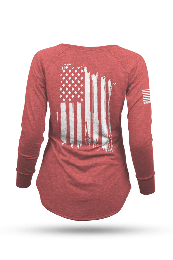 America - Women's Long-Sleeve Shirt