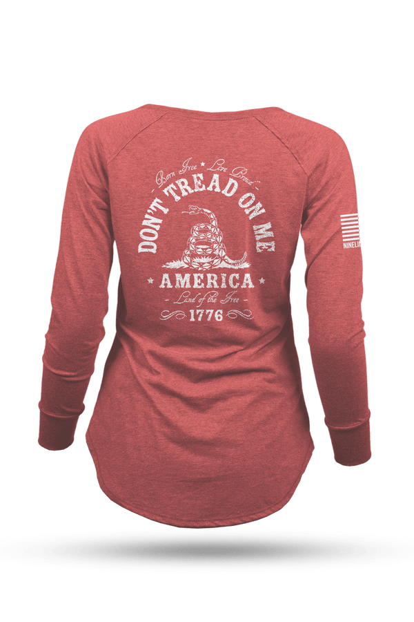 Don't Tread On Me - Women's Long-Sleeve Shirt - Image 3